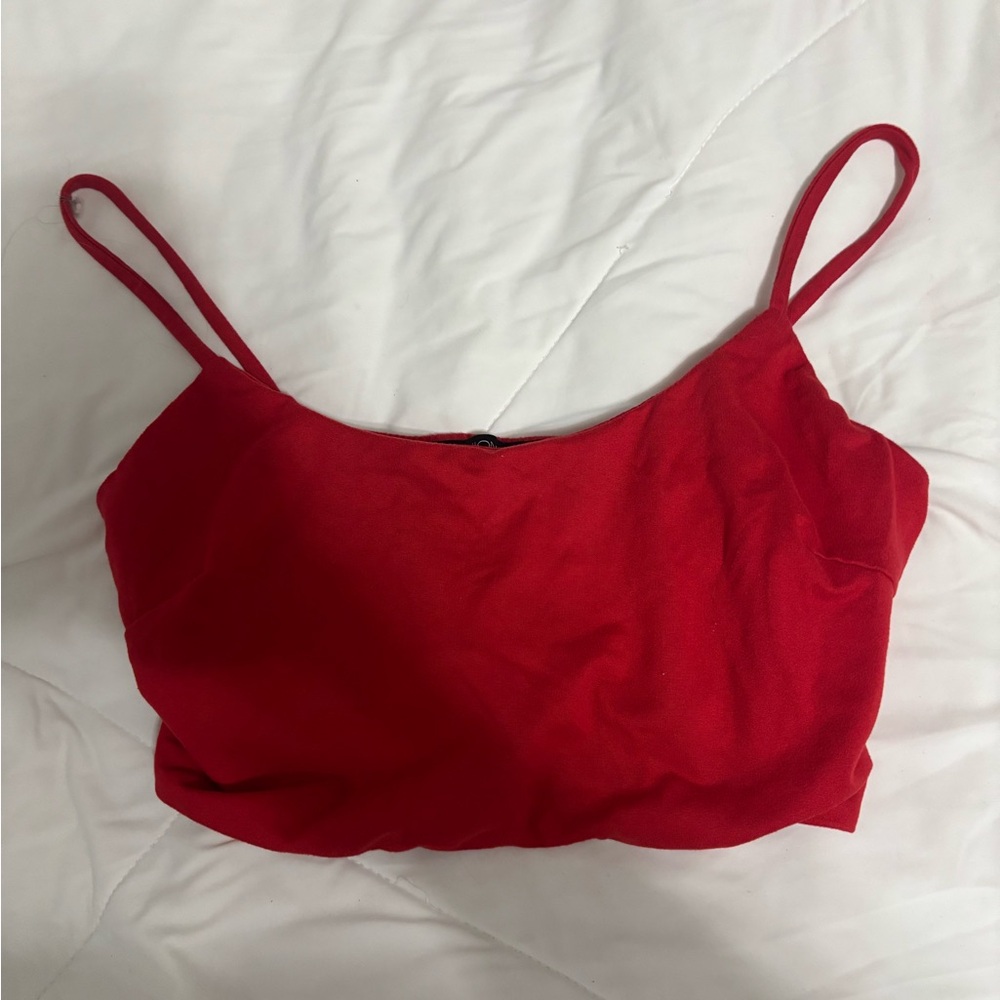 Fashion Nova Vibrant Red Camisole